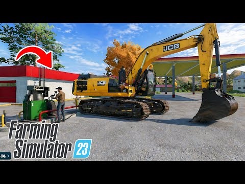 JCB Filling Diesel In Farming Simulator 23 | Farming Simulator 23 Gameplay ll Timelapse #fs23