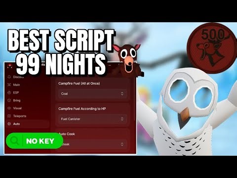 [🦉] 99 Nights in the Forest 🔦 Script - Auto Farm Diamonds Auto Logs Auto Tree OP