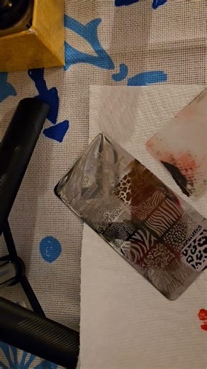 Negative space valentines leapard print nails 🩷❤️