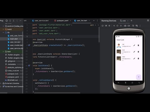 Flutter with Laravel (CRUD Text and Image)