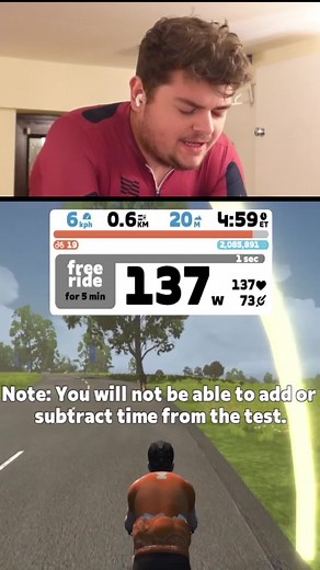 New Ramp Test after 2 Months of Training. #zwift #cycling #ftptest #ramptest #fitness