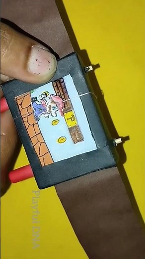 Paper watch tutorial | Mario watch | Game watch #mariogame #paperwatch #gamewatch #playfuldna #easy