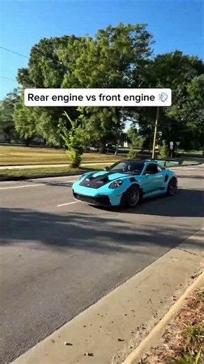 Rear engine vs front engine 🔥#porshe #bmw #viralvideos #horsepower #adrenaline