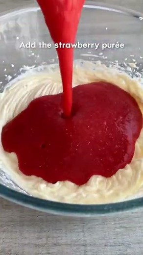 No-bake Strawberries & Cream Cheesecake ASMR tutorial