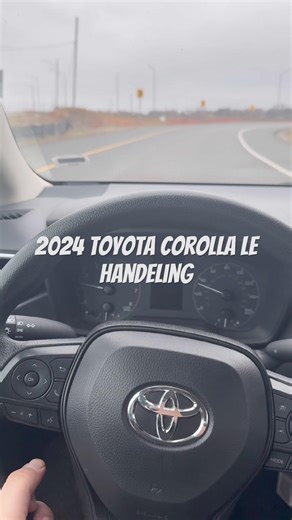 2024 Toyota Corolla LE Handling on some twisty’s #shorts #reels #automobile #toyota #fast #auto
