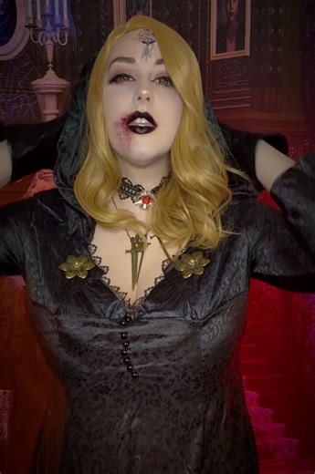 I couldn't resist using this audio for Bela, it's just too perfect #cosplay #residentevil #re8 #re8cosplay #vampire | Lady Kay KCB Cosplay