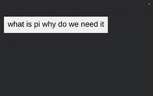 what is pi why do we need it... | Filo