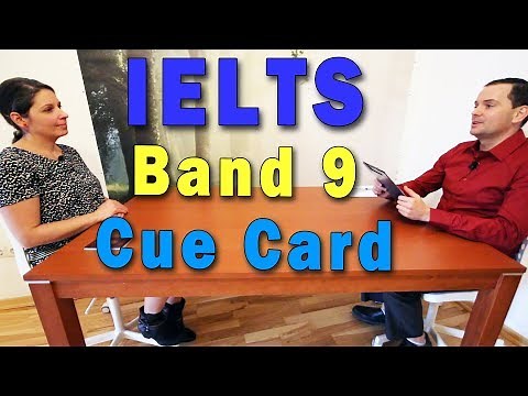 IELTS Speaking Cue Card - Band 9 'Event' with subtitles