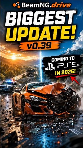 BeamNG's Biggest Update Ever — Coming to PS5 #beamngdrive #shorts