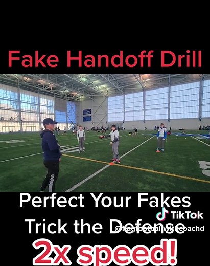Perfect Fake Handoff Drill for Any Age Group!
