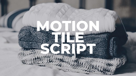 AviUtl、モーションタイルTの使い方