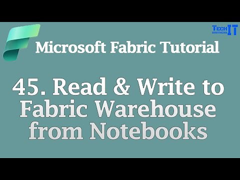 Read & Write to Fabric Warehouse from Notebooks | Microsoft Fabric Tutorial #fabrictutorial
