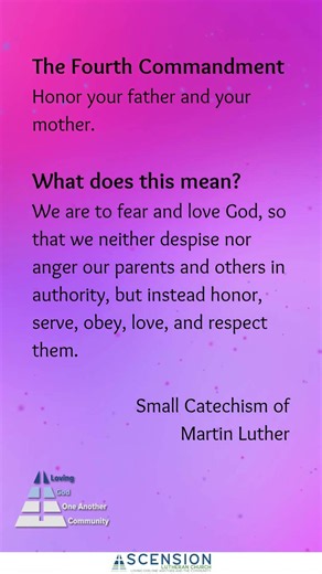Fourth Commandment - Ascension Citrus Heights