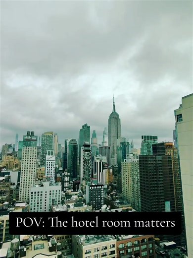If the room doesn't matter, I'm not going. #cityview #nyc #traveltok