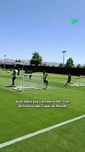 O primeiro hat-trick de uma Copa do Mundo foi em um Estados Unidos x Paraguai