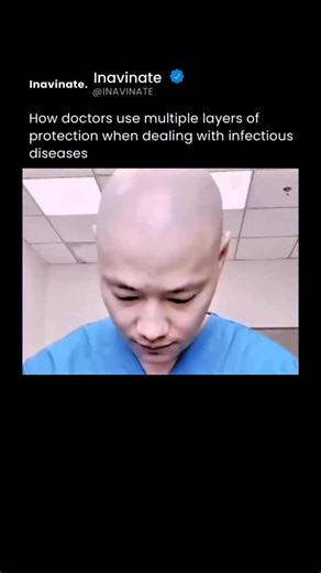 Inavinate on Instagram: "When doctors treat patients with highly infectious diseases, they don’t rely on a single barrier of protection — they build a shield, layer by layer. It starts with medical gloves, masks, and gowns, then extends to face shields, goggles, and sometimes full-body hazmat-style suits with powered respirators. Every layer has a purpose: blocking droplets, sealing out airborne particles, preventing surface contamination, and creating a sterile barrier between the doctor and th