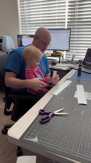 Riley will now be masking all our future decals! She’s a pro!! #griffsgarageclt #customdecals #carwraps #vinyl #carvinyl #graphicsinstallation #graphicsindustry #customsigns #wraplife #daretobedifferent #graphicdesign #wideformat #windowgraphics #plotter #wideformatprinting #promoteyouridentity #wegetitlayednotsprayed #cutvinyl #vinyldecals #thewrapsociety #thewrapinstitute #likedaddylikedaughter