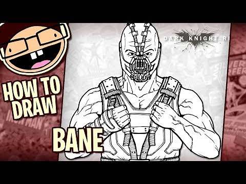 How to Draw BANE (The Dark Knight Rises) | Narrated Easy Step-by-Step Tutorial
