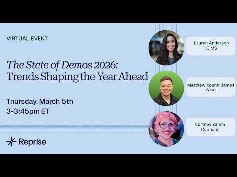 Reprise State of Demos 2026 Webinar