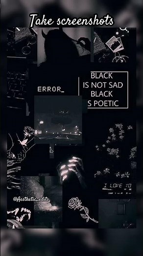 Aesthetic black wallpapers for your lock screen #aesthetic #edit