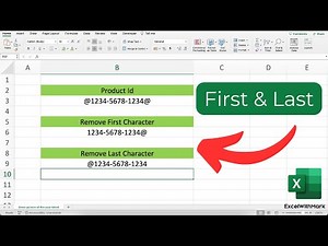 Clean Up Your Data: Removing Leading and Trailing Characters in Excel