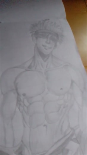 gojo satoru cool pose drawing #drawing