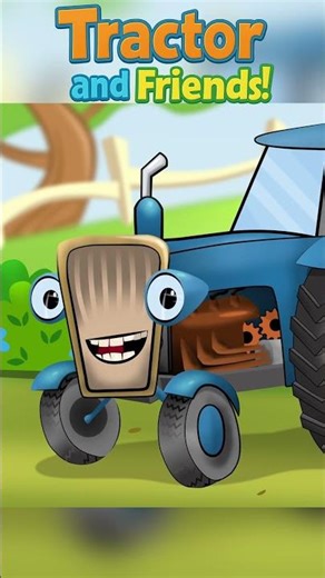 Blue Tractor Wakes Up Strong! But Who’s Crying on the Road? 🚜💙 #BlueTracto #TractorForKids