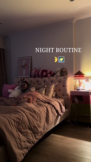 My night routine🌝 #vlog #nightroutine #nightvlog