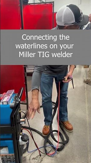 Connecting a water-cooled torch to your Miller TIG welder