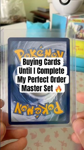 Buying Pokemon Cards Until I Complete My Perfect Order Master Set 🔥🎉 #pokemon #tcg #perfectorder