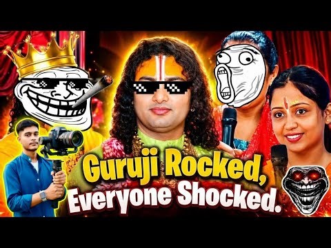 Guruji Ka Comedy Show 😂 | Aniruddhacharya Ji Funny Pravachan | Baba’s Go Latent 😂| Pookie Baba Roast