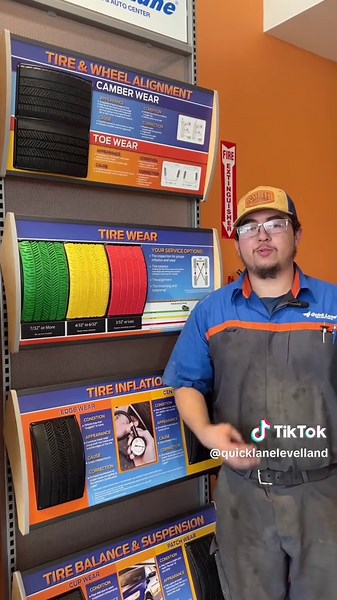 Check your tire pressure!!☀️🛞#tires #summer #fyp #quicklane #hot