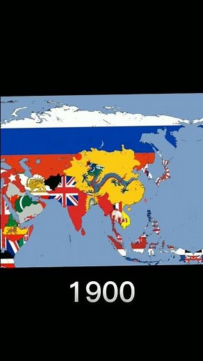 History Of Asia Every Year (Credit To @Geography and Space) #shorts #asia #world #earth #europe