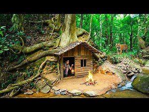 30-Day Challenge To Survive Alone In The Dangerous Jungle And Build A Shelter Using Primitive Tools