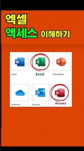 엑셀과 액세스 차이? #엑셀자격증 #액세스 #엑셀 액세스비교 #EXCEL