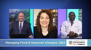 85K views · 103 reactions | We spoke with Comer Children’s pediatric specialists about the best way to manage food and seasonal allergies, particularly during the COVID-19 pandemic. Dr. Christina Ciaccio and Dr. Timothy Sentongo answered audience questions. | Comer Children's Hospital at the University of Chicago | Facebook