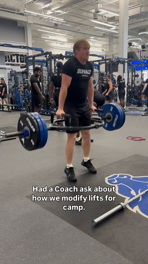 Coach Ryan Horton on Instagram: "Here is a little insight into how we approach modifying our lifts once we hit camp. Have questions? Drop them in the comments below and I’ll try to answer each one as best I can. 🏋️‍♂️ I send Daily Workouts out 5x/week. Want in? Comment or DM ‘Daily’ to get started. #strengthandconditioning #sportsperformance #strengthtraining #sportsperformancetraining #strengthandconditioningcoach #powerclean #squat #collegefootball #footballcamp #ubhornsup"
