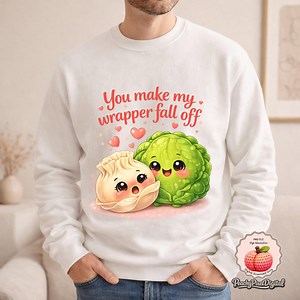 Kawaii Cabbage Dumpling Valentines PNG, Food Pun Sublimation Design, Funny Shirt Graphic, Instant Download - Etsy Australia
