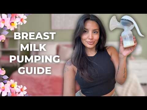 Milky Breast Pump Tutorial | Easy Milk Pumping Routine & Tips | Manual Pump