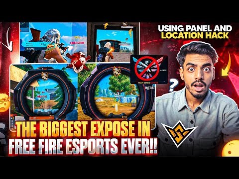 The “ BIGGEST EXPOSE “ in FREE FIRE Esports💀😱 | Using PANEL & LOCATION Hack In Official Tournament