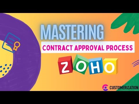 Mastering Contract Approval with Zoho Contracts