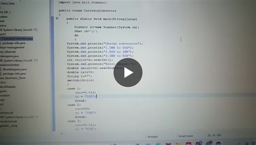 #codsoft #internship #javadeveloper | Ayesha Vishwakarma