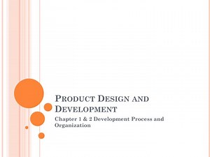 Product Design and Development - SlideServe