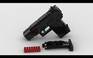 【搬运/教程】Lego working Glock26(4 stud wide) instructions