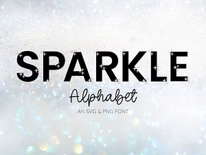 Sparkly Font, Alphabet Clipart, Glitter Letters, Sparkle SVG, Sparkle Alphabet, Alphabet PNG, Sublimation Designs, Sublimation PNG, Digital - Etsy