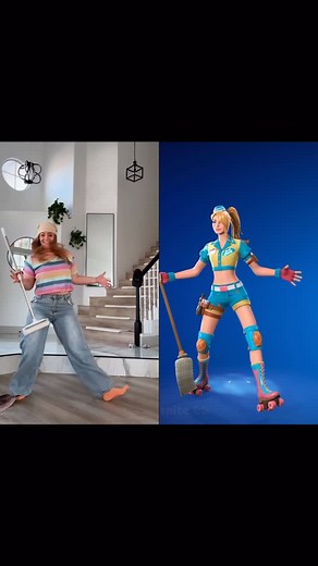 hey i’m Smac on Instagram: "#ad Another @fortnite Emote I choreographed is OUT NOW! Please try this at home…but for entertainment purposes only cause this mopping technique is a flop. #fortnite #fortniteemote #cleanupemote"