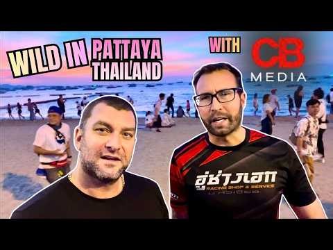Wild in Pattaya 🇹🇭 Bikini Beach Talk with CB Media