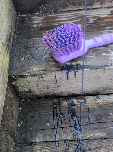 Filthy Stairs Scrub ✨ Who missed these stairs?? I'm so happy to be cleaning outside again. 😀 #scrubbing #asmrcleaning #satisfying #cleaning #asmr