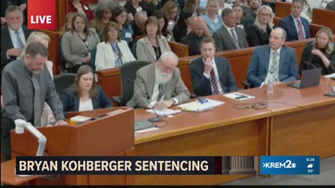 Scott Laramie, Madison Mogen's stepfather reads statement on behalf of family