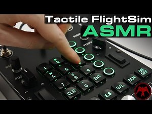 ASMR Tactile Switch Pressing Flightsim Hardware